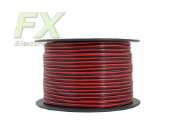 Kabel głośnikowy 2x1,5 CCA czarno/czerwony